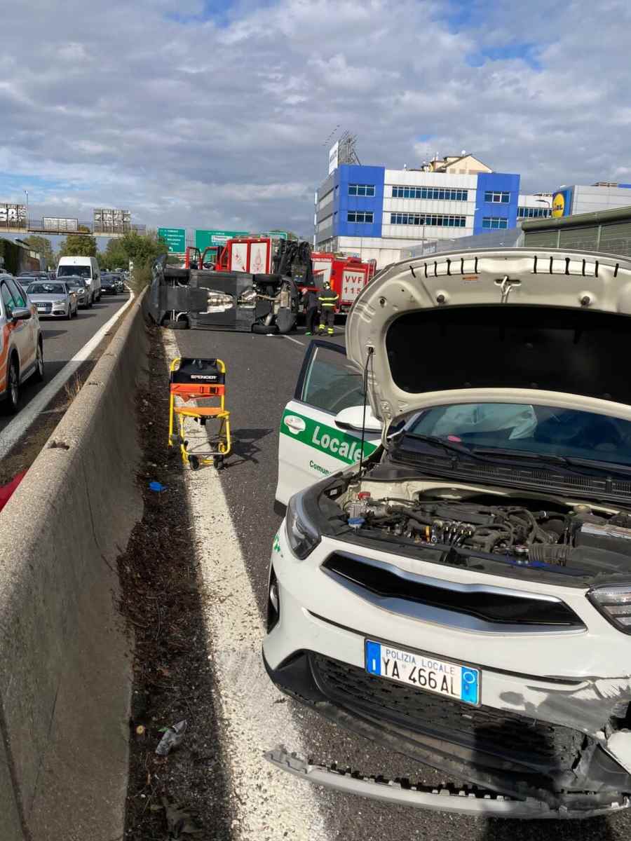 Maxi Tamponamento Sul Cavalcavia Del Ghisallo