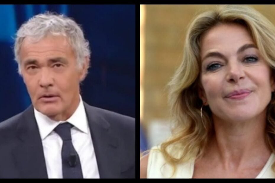 Massimo Giletti Claudia Gerini