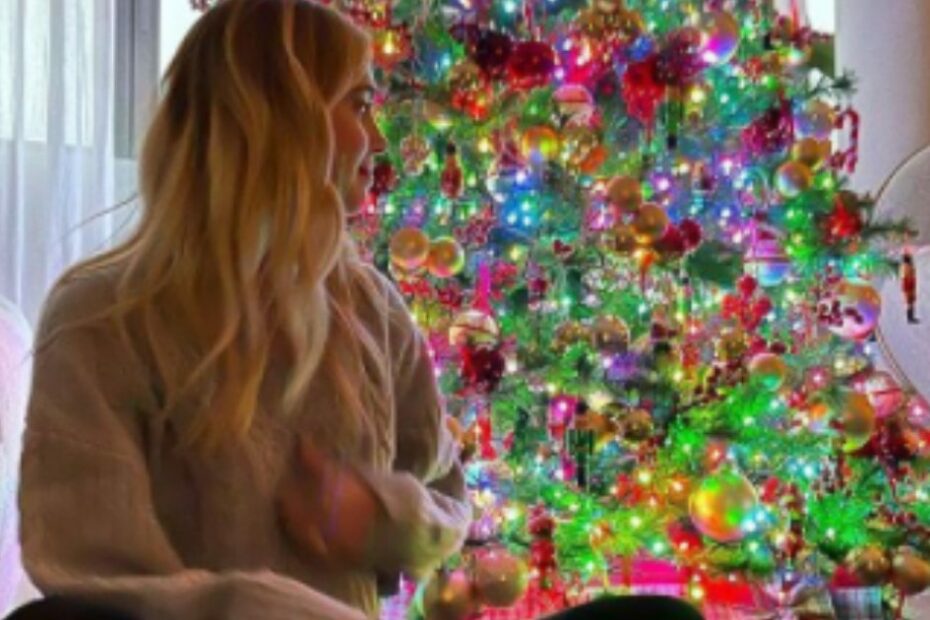 chiara ferragni albero di natale