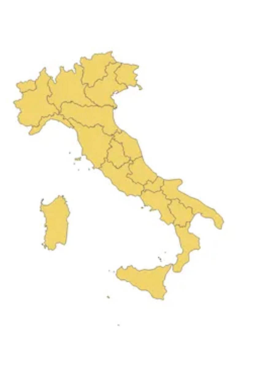 zona gialla italia