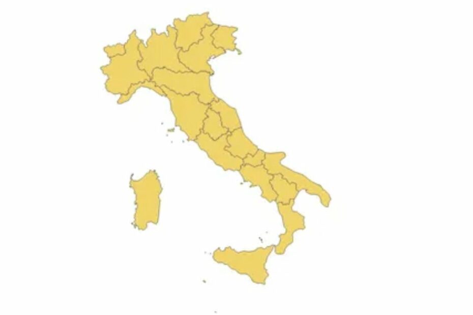 zona gialla italia