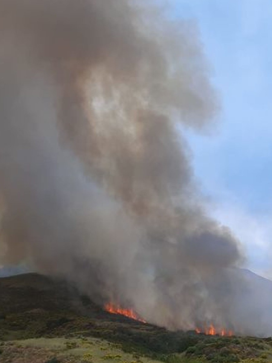 Incendio Stromboli Ambra Angiolini