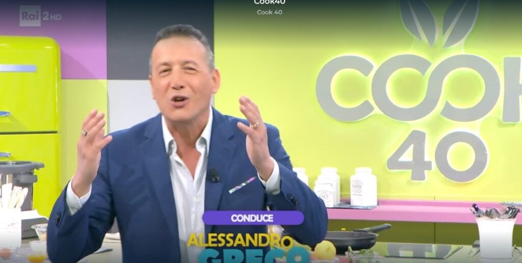 "Cook40" con Alessandro Greco su Rai2