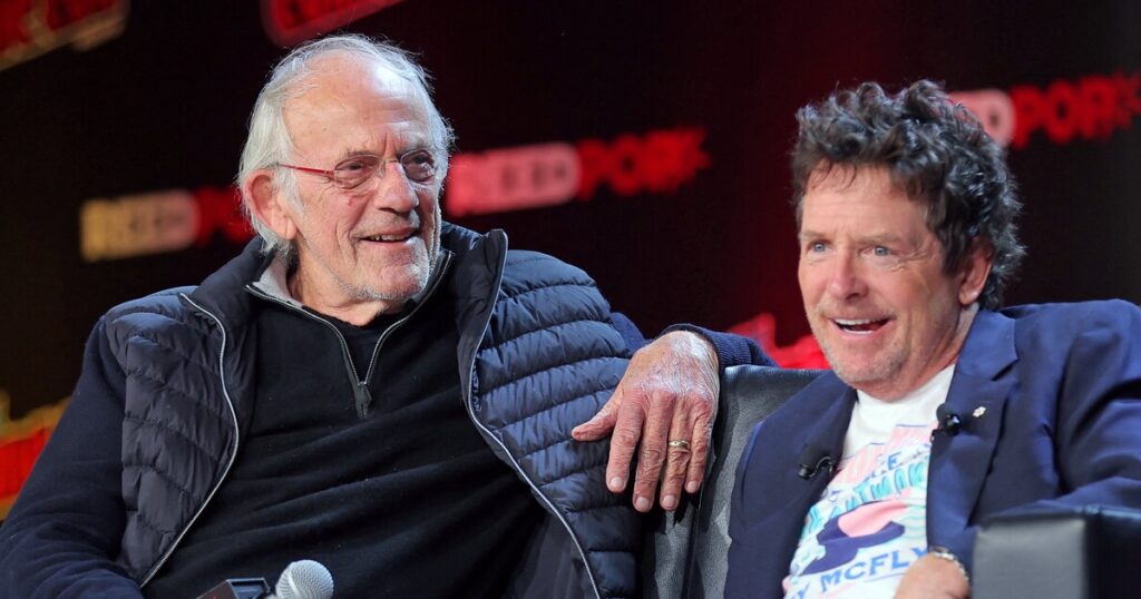 michael j fox christopher lloyd reunion