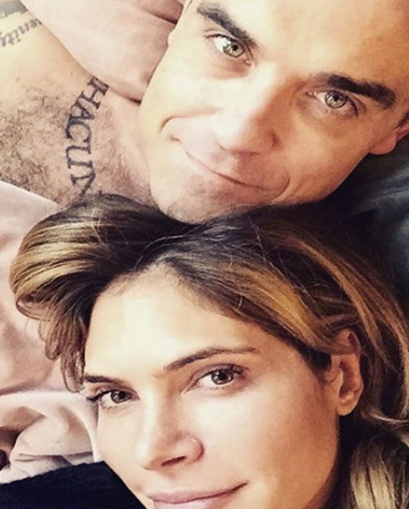 Robbie Williams intimità moglie 