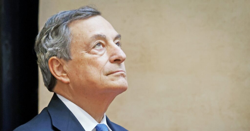 mario draghi al mercato