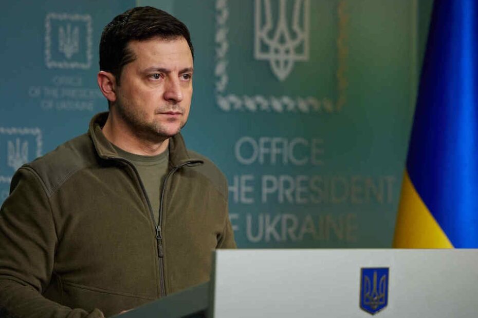 guerra in ucraina zelensky kakhovka