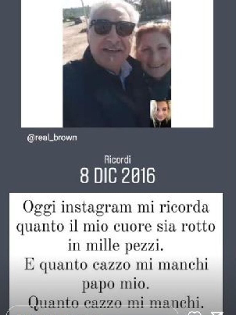 Emma Marrone, il doloroso ricordo del padre su Instagram