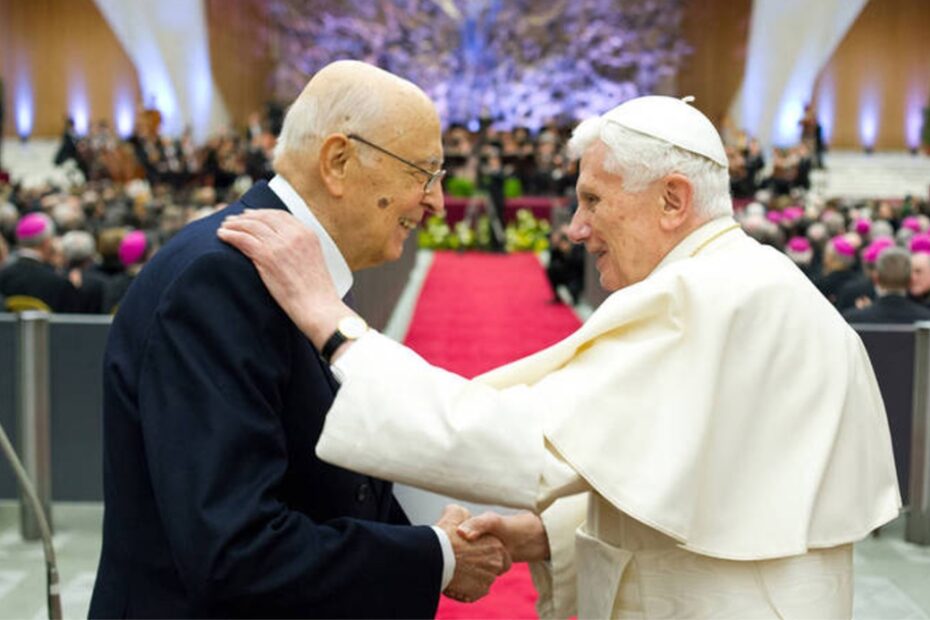 Papa Ratzinger Giorgio Napolitano