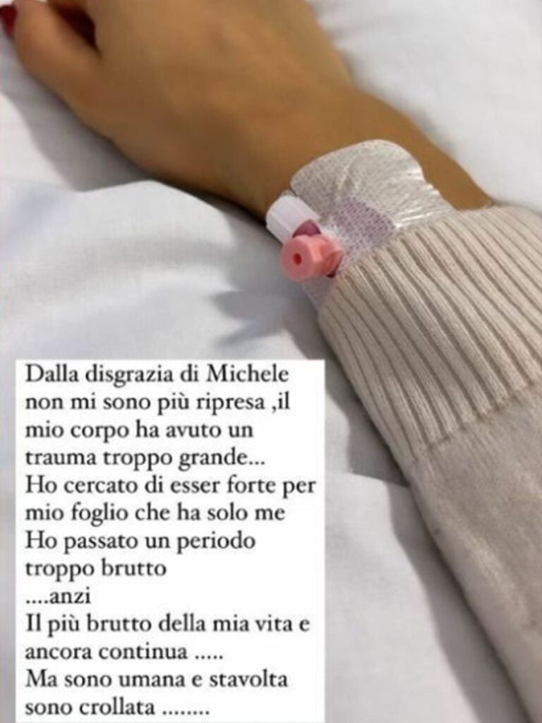 Paola Caruso esce dall'ospedale e affronta la malattia del figlio