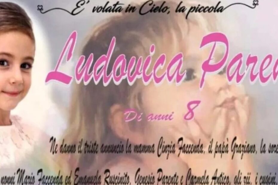 ludovica morta 8 anni