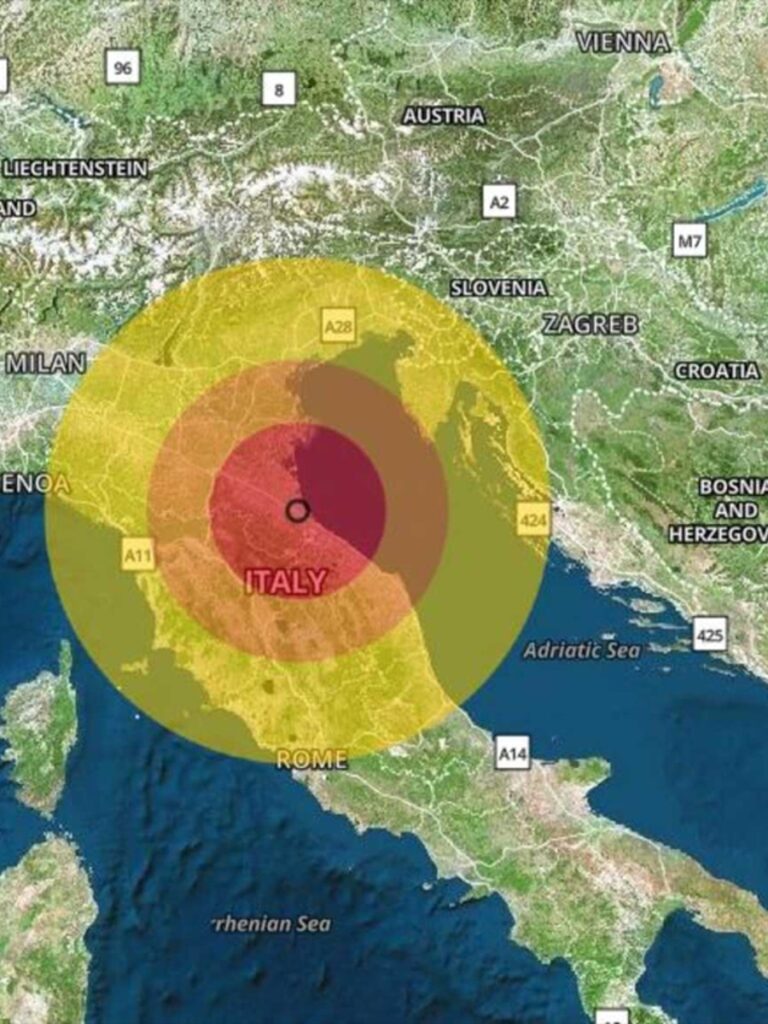 Terremoto a Cesena oggi, giovedì 26 gennaio 2023