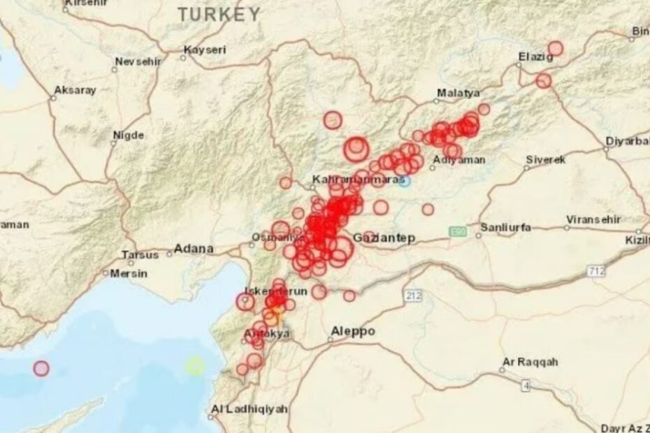 Terremoto Turchia epidemia sismica