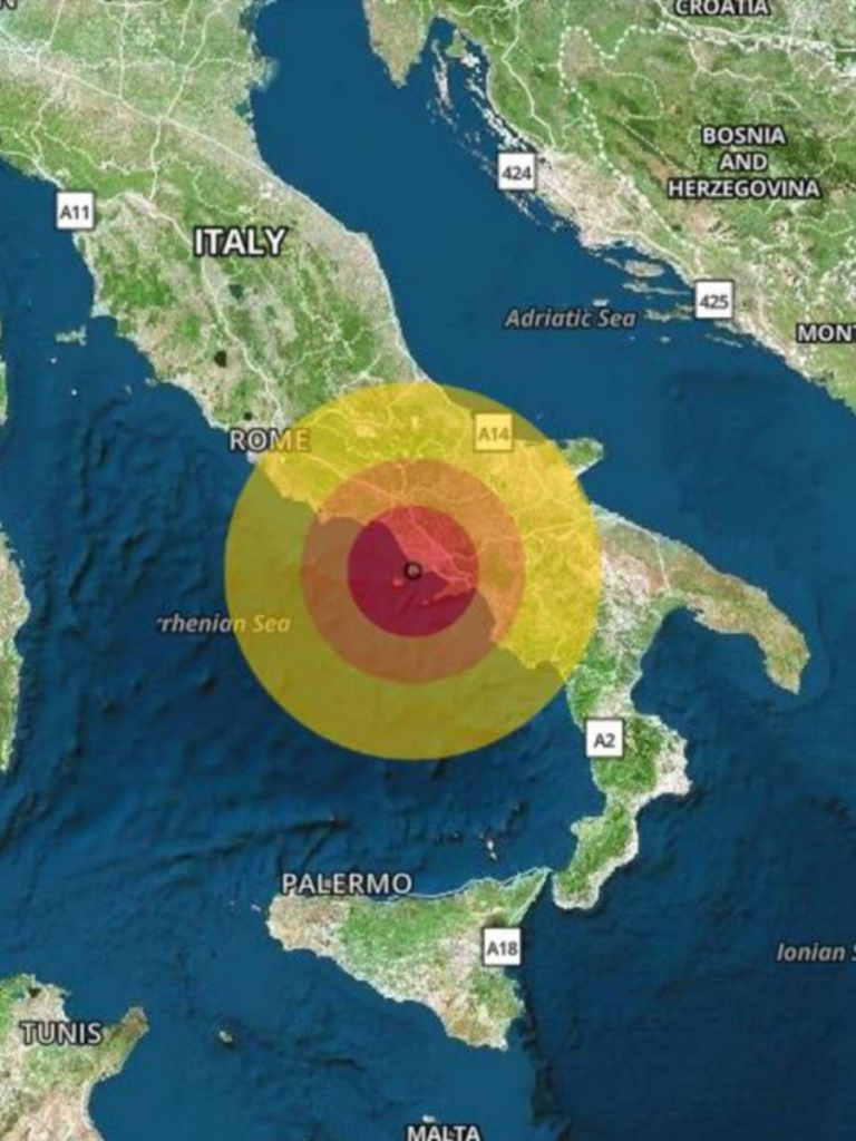 Terremoto a Napoli nella notte di oggi 5 febbraio 2023