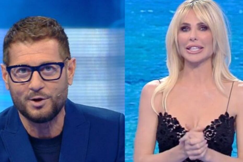 Isola dei Famosi lite Ilary Blasi Enrico Papi