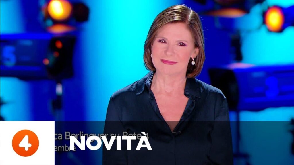 bianca berlinguer nuovo programma rete 4