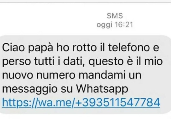 Truffa Whatsapp