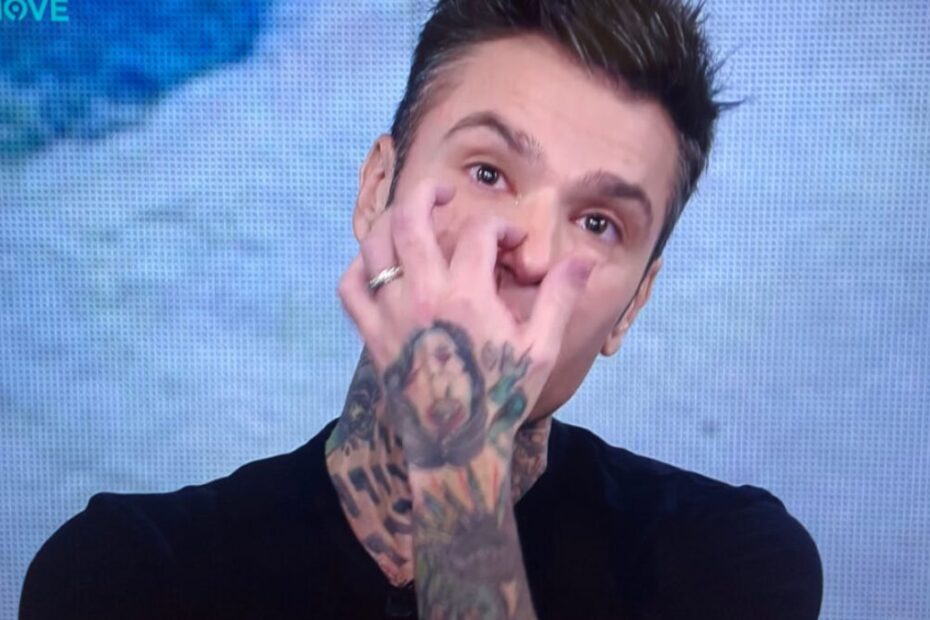 Che tempo che fa lacrime fedez