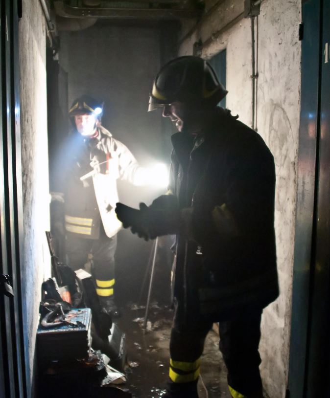 Incendio a Bologna