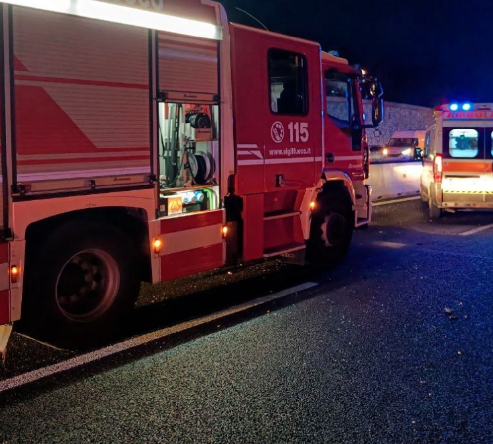 inferno in autostrada