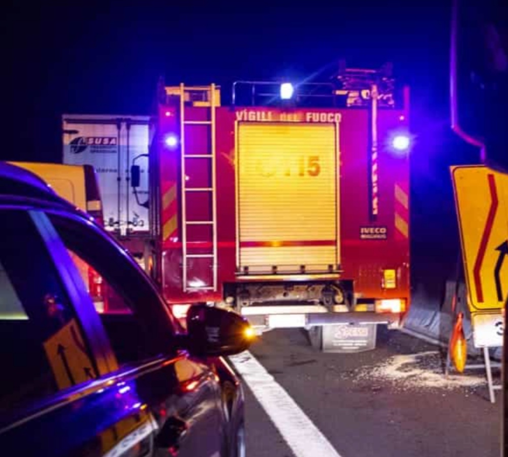 inferno in autostrada