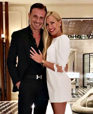 Federica Panicucci e il compagno Marco Bacini