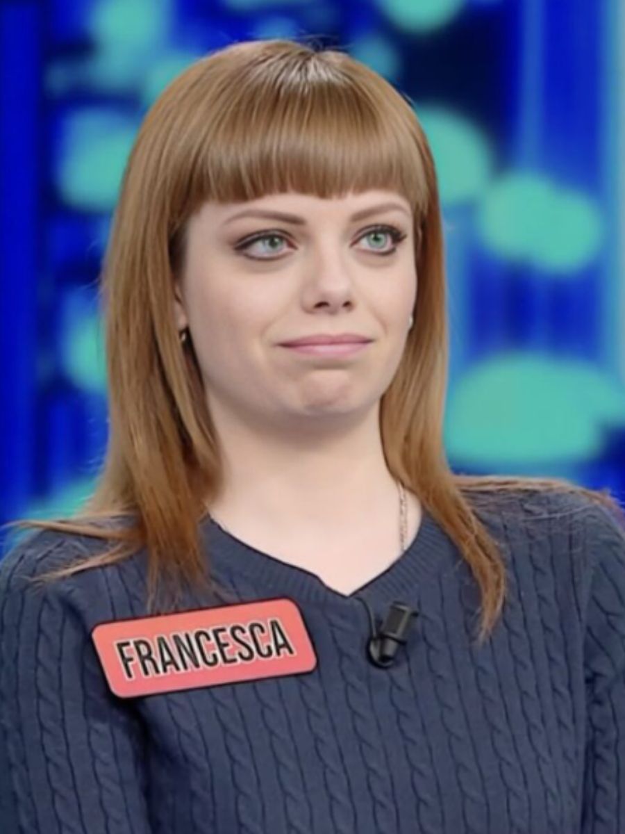 "L'Eredità", Francesca in lacrime lascia il programma