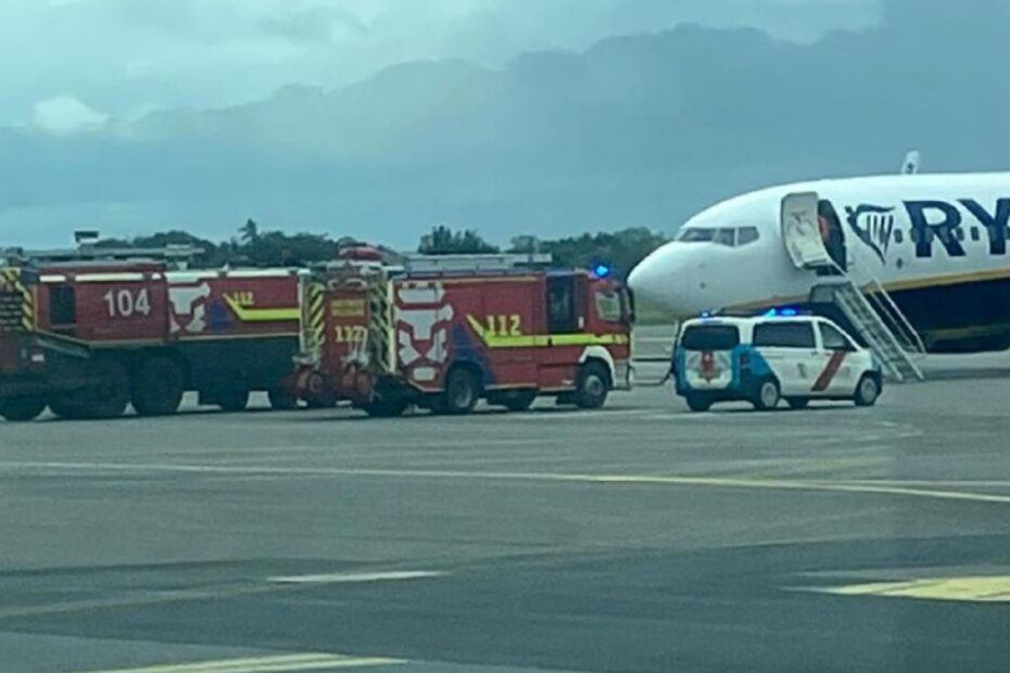 incendio volo Ryanair
