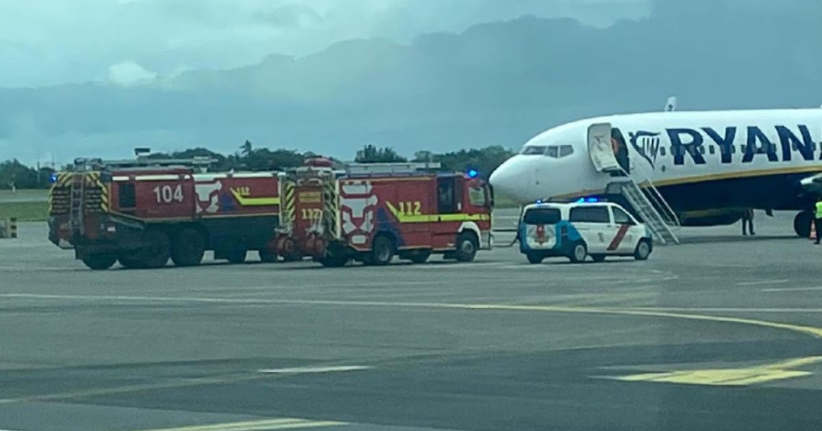 incendio volo Ryanair