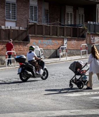 Zona dell'incidente a Bravetta, Roma