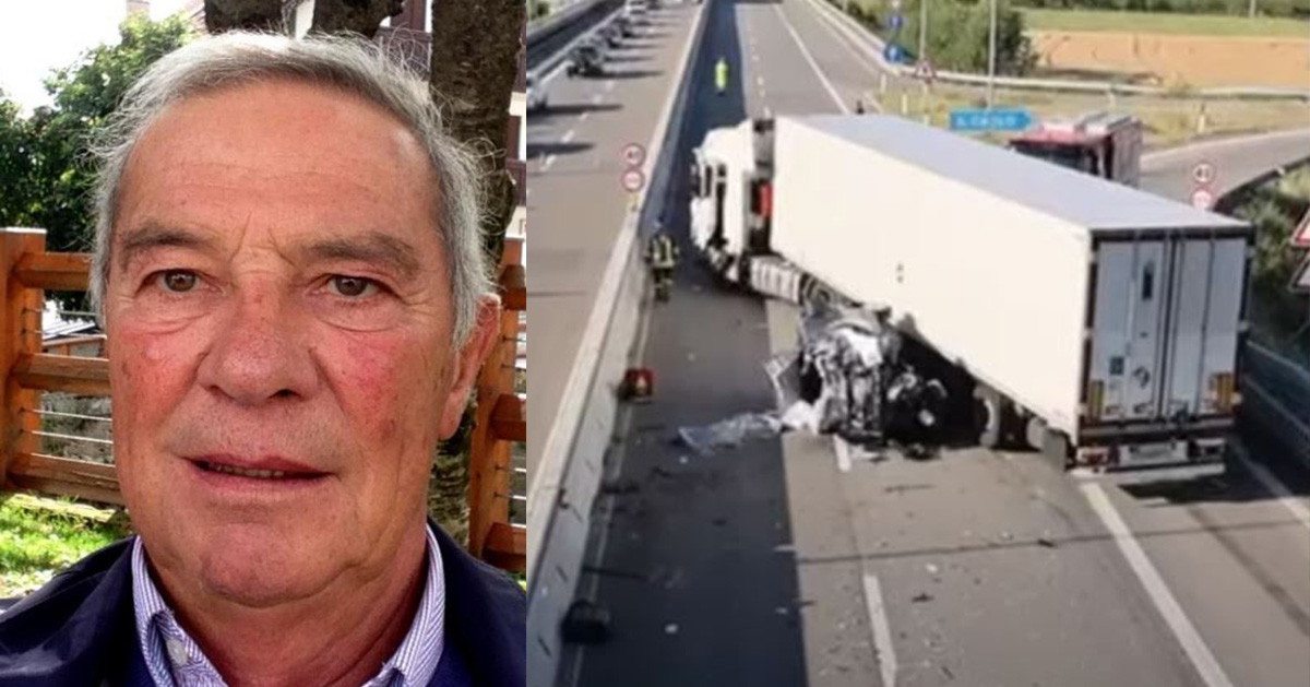 Luciano Marani, morto in un'incidente sulla E45 a Cesena