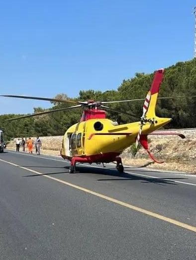 Incidente a Locri, Reggio Calabria: l'elisoccorso