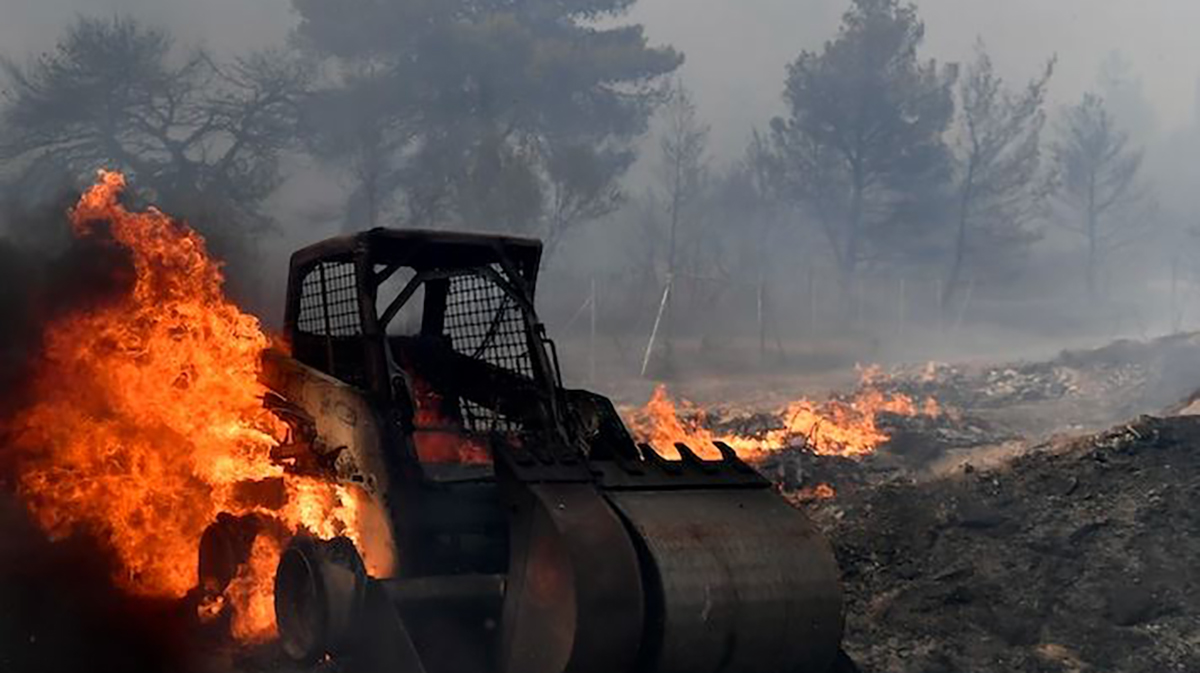 Incendi in Grecia