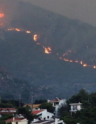 Incendi in Grecia