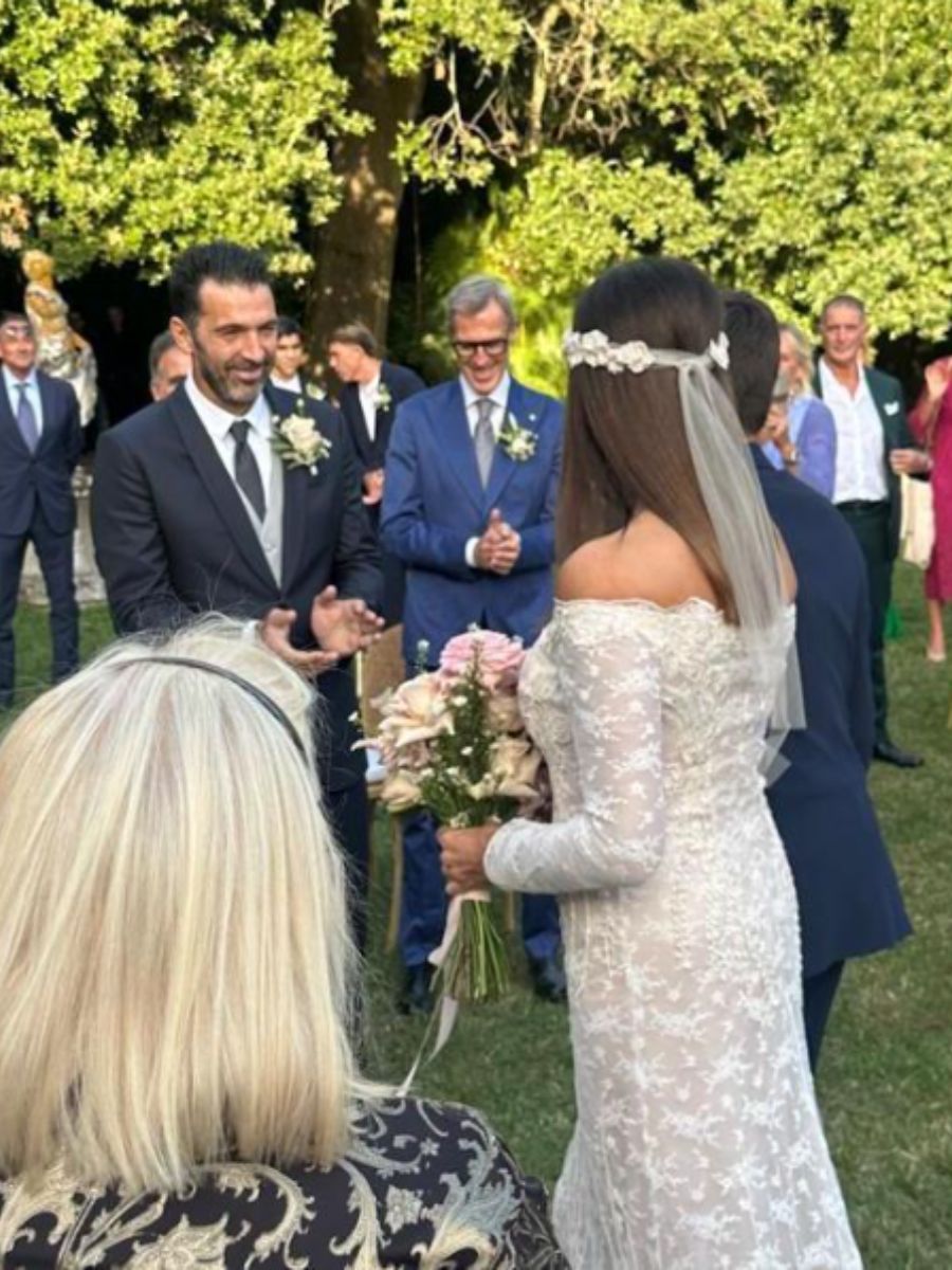 Buffon e Ilaria D'Amico sposi, anche Tim Burton al matrimonio