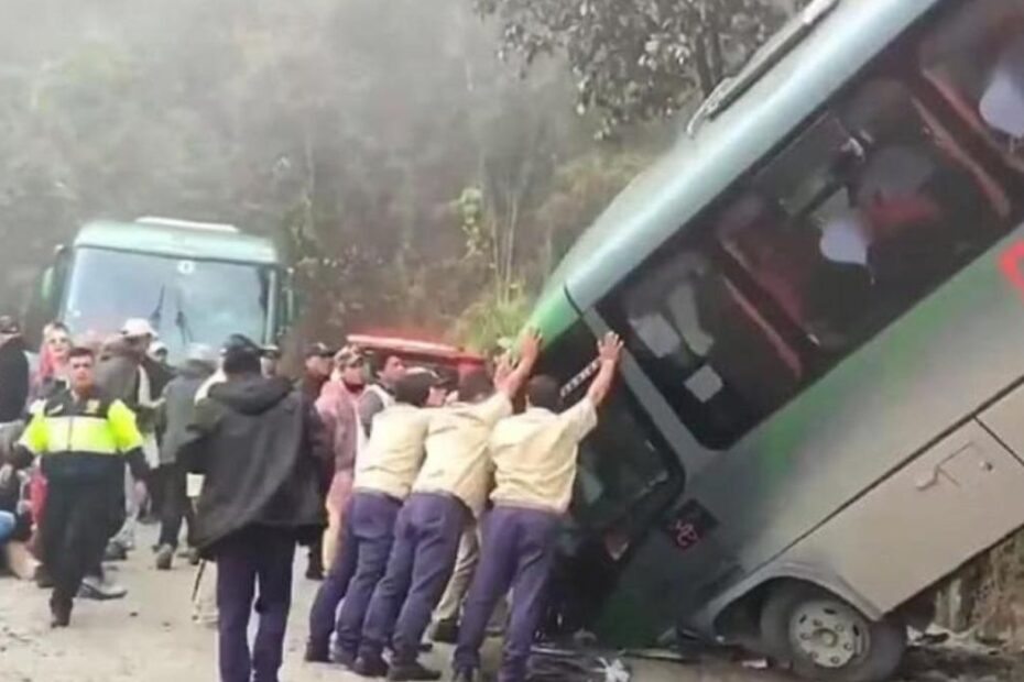 incidente bus Machu Picchu