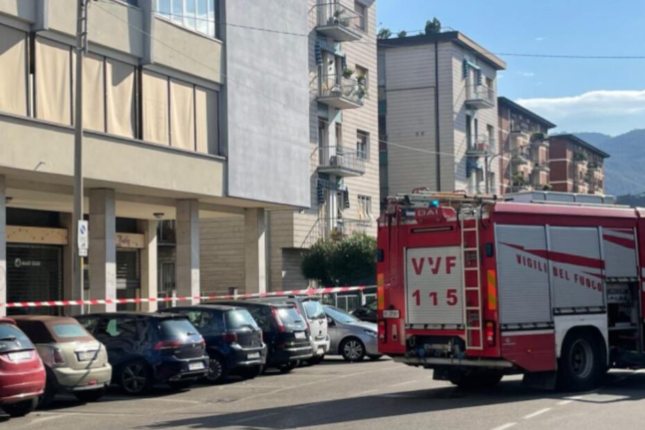 Incendio palazzo Brescia