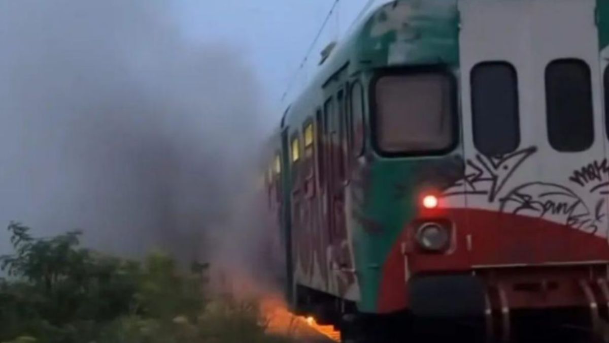 Incendio treno Sermide