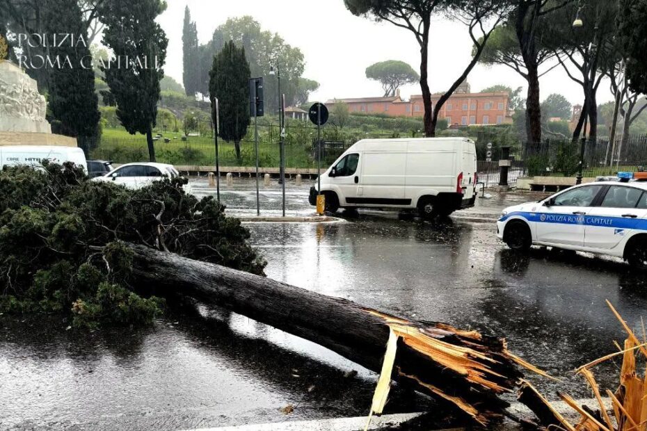 maltempo roma