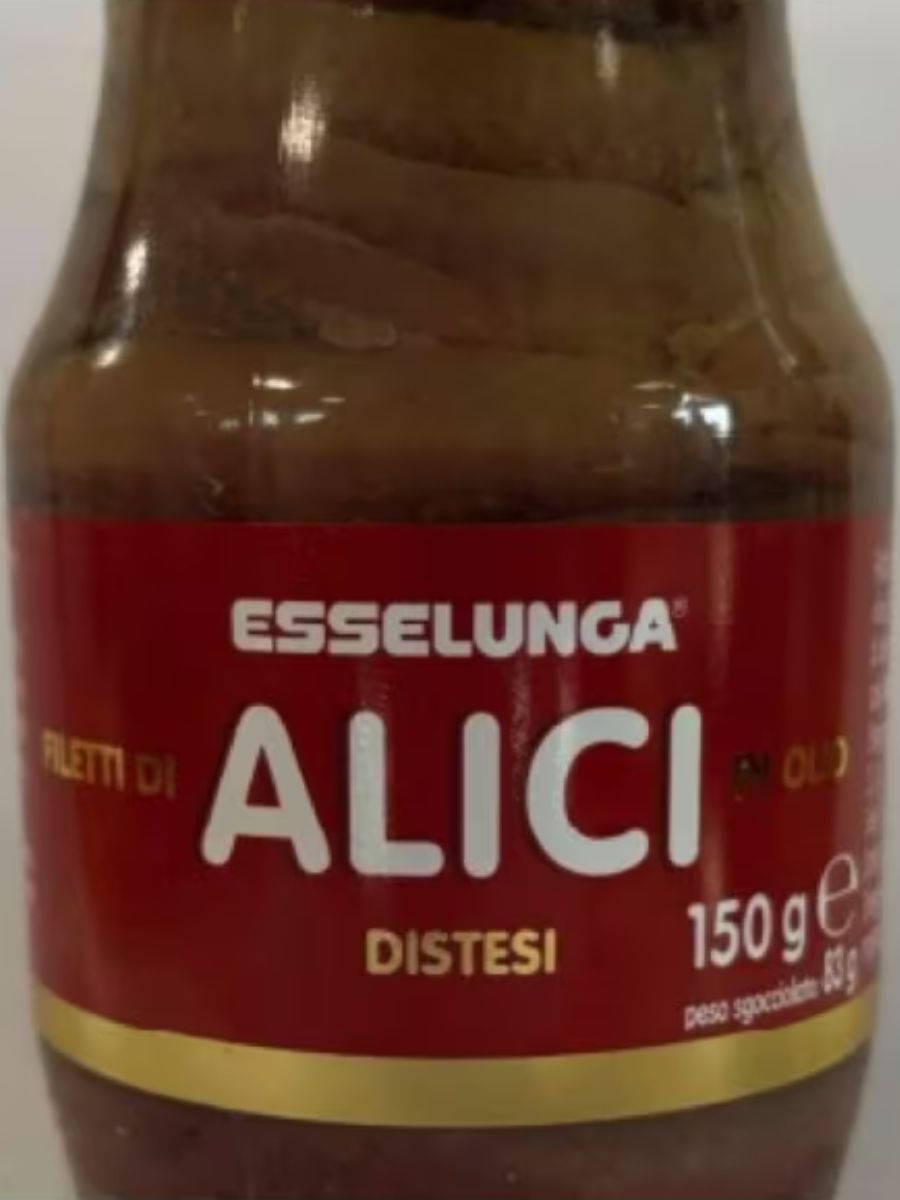 Nuovo richiamo alimentare per i filetti di alici della marca Esselunga