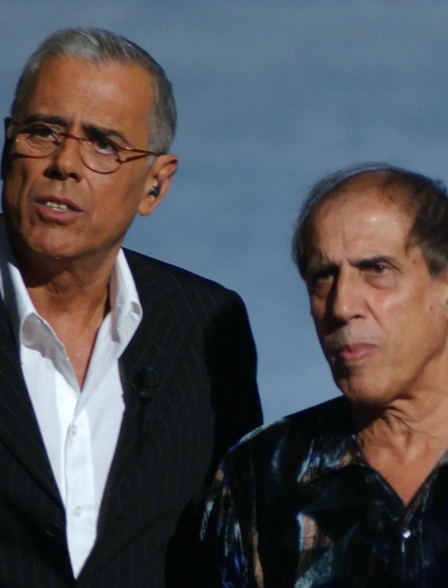 Adriano Celentano e Teo Teocoli