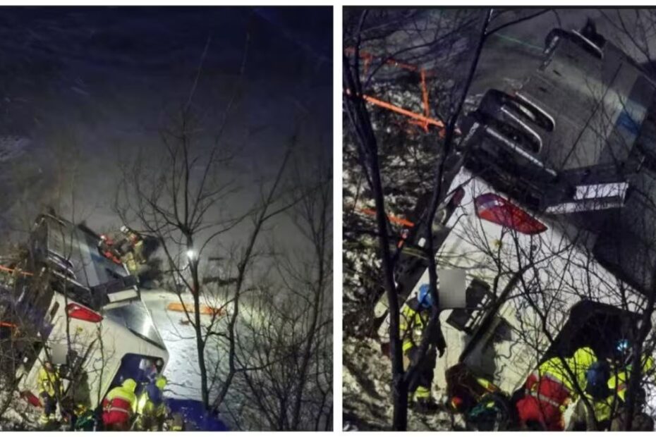 incidente autobus norvegia