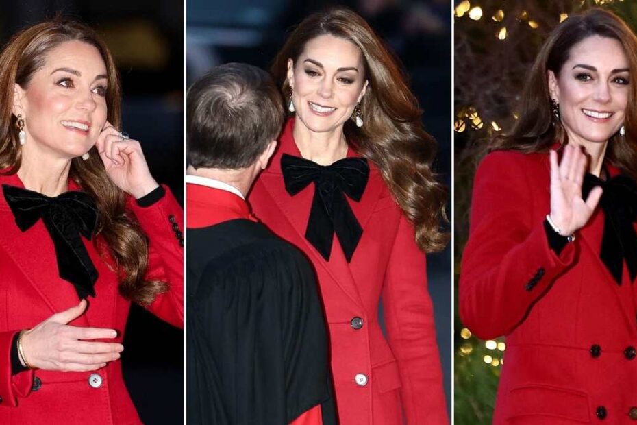 kate middleton look concerto di natale