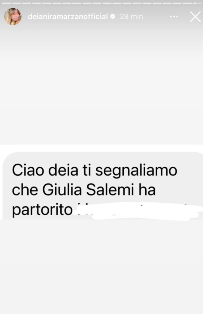 rumor sulla nascita del figlio