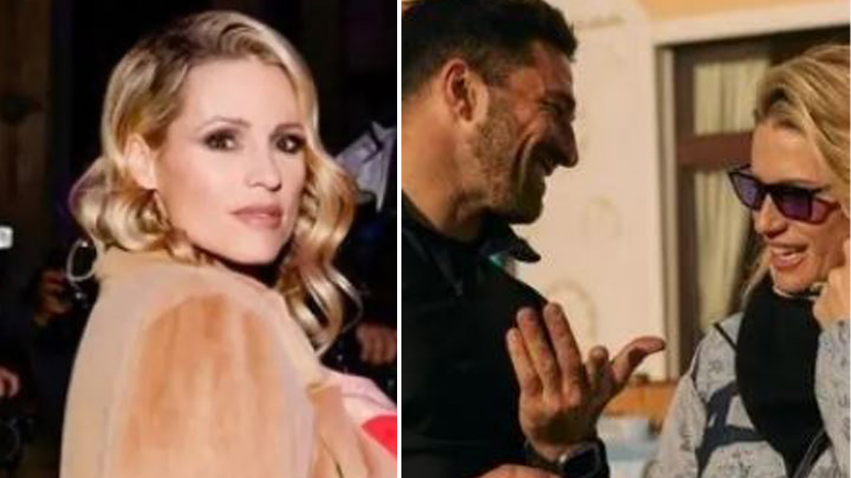 Michelle Hunziker, scatta l’intesa con il famoso modello: le foto del week end insieme sulla neve