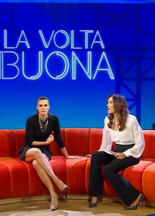 Bianca Guaccero a La Volta buona con Caterina Balivo