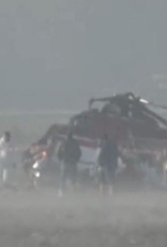 elicottero incidente