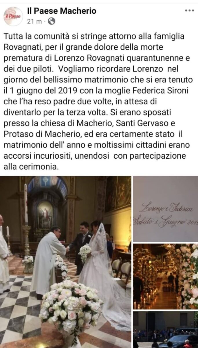 Lorenzo Rovagnati e Federica Sironi