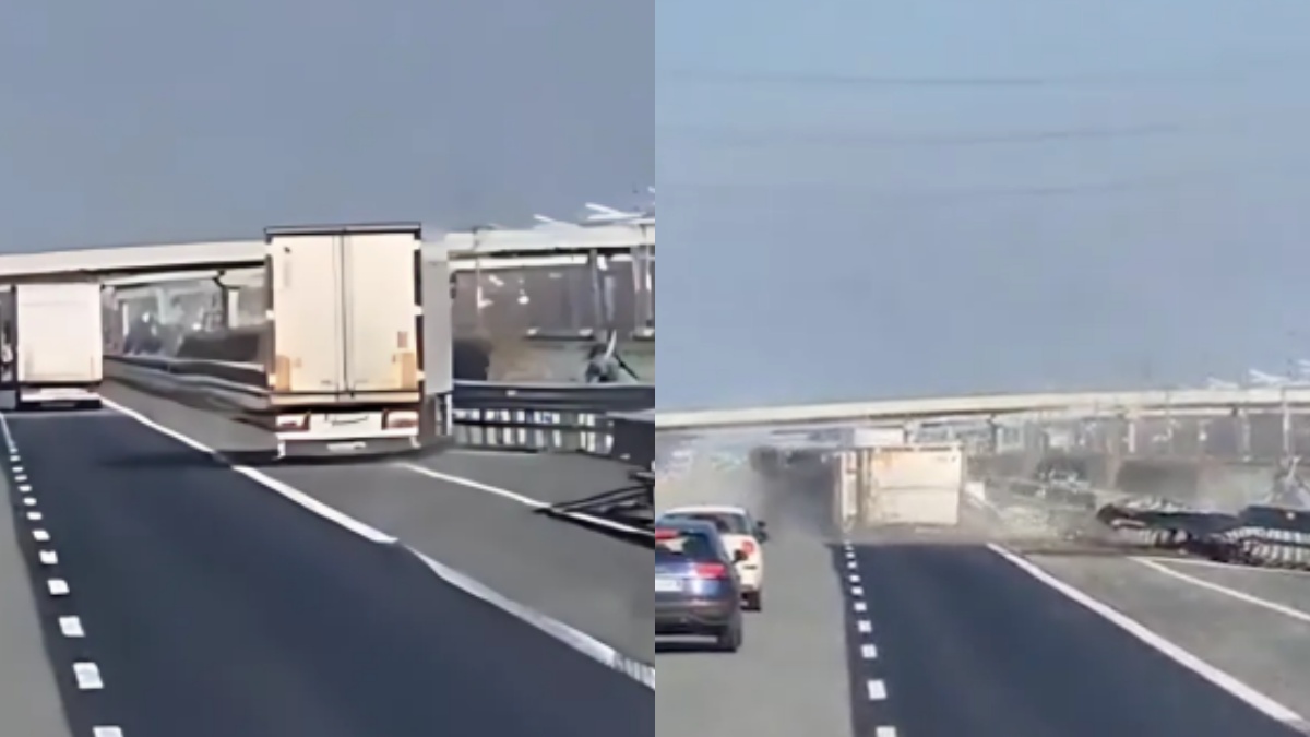 Dramma in autostrada, tir si ribalta all’improvviso: paura in Italia