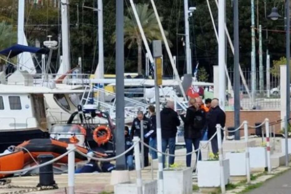 cadavere donna mare Cagliari